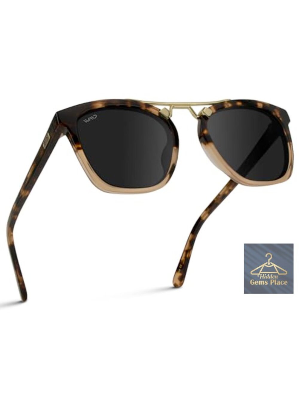 Women's Oversized Square Polarized Sunglasses Acetate Frame UV Protection